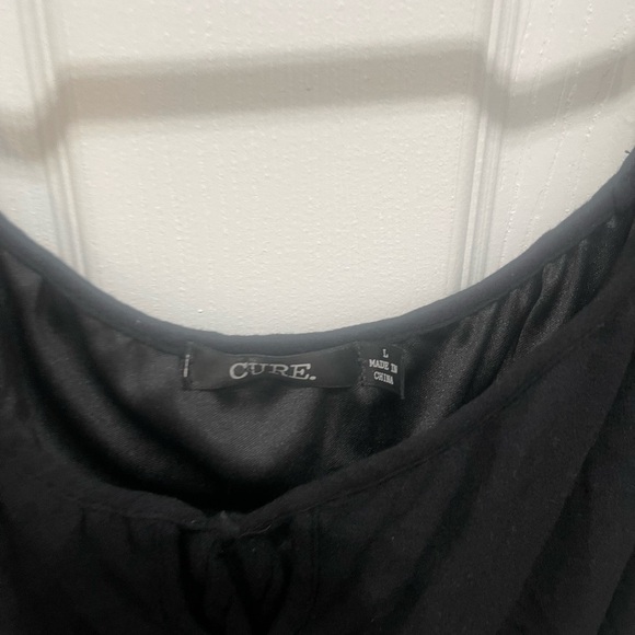 Chic Black Lace Sleeve Mini Dress - Picture 8 of 12